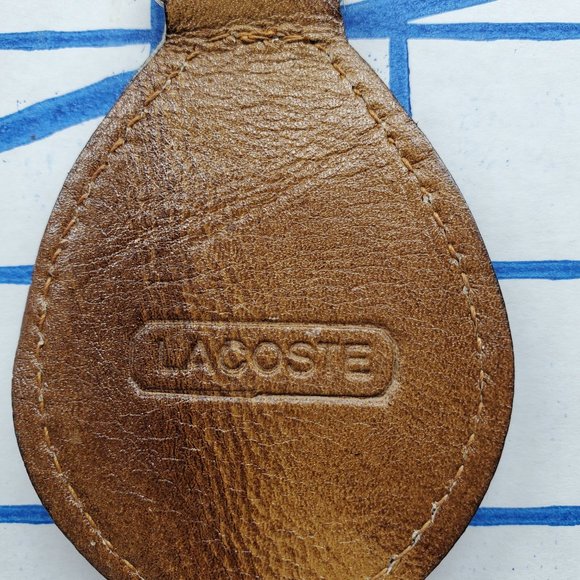 Lacoste Izod vintage leather keyring - Picture 3 of 6